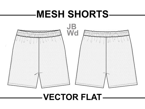 Mesh Shorts Template